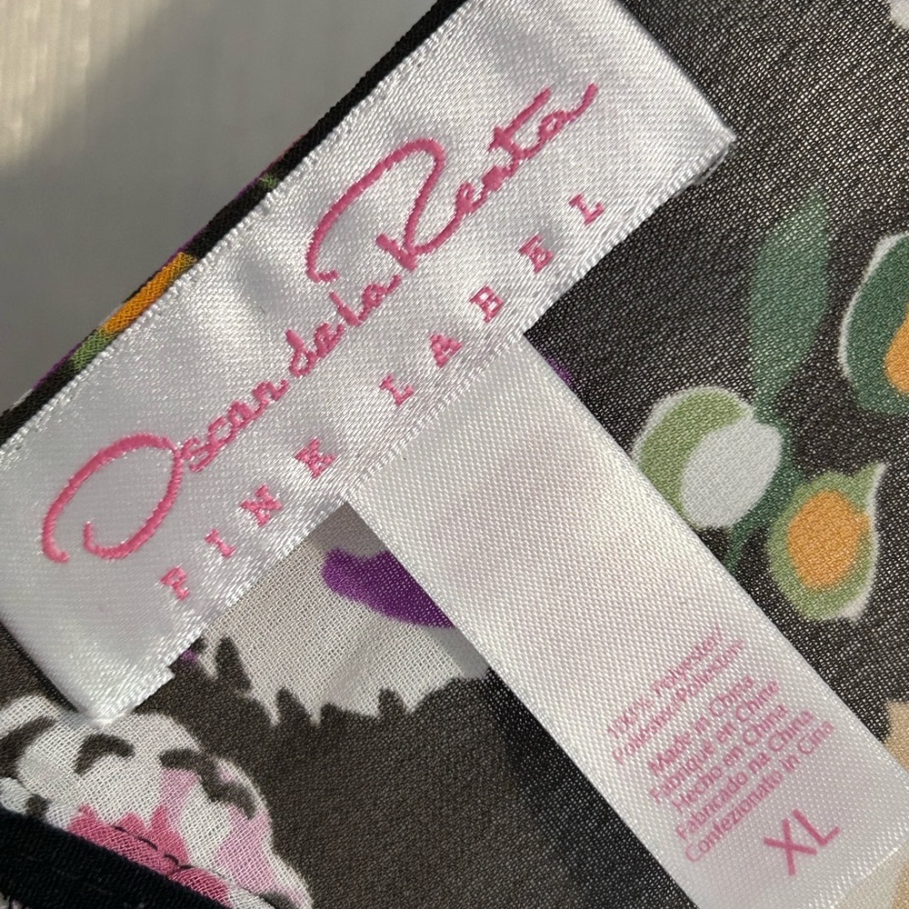 Oscar de la Renta Floral Patterned Garment - Picture 2 of 9